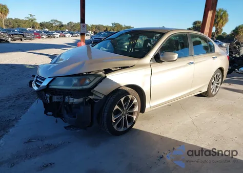 2014 Honda Accord Sport z USA, uszkodzony, nr VIN 1HGCR2F5XEA290669